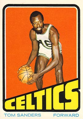 1972 Topps Tom Sanders #74 Basketball Card