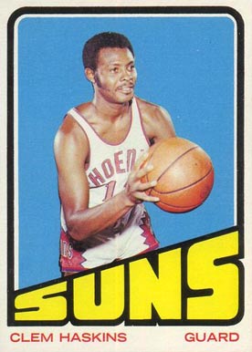 1972 Topps Clem Haskins #72 Basketball Card