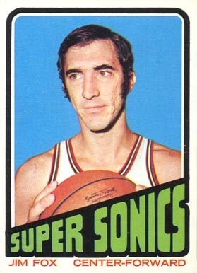 1972 Topps Jim Fox #34 Basketball Card