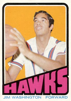 1972 Topps Jim Washington #22 Basketball Card