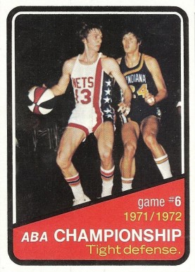 1972 Topps ABA Playoffs Game #6 #246 Basketball Card