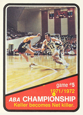 1972 Topps ABA Playoffs Game #5 #245 Basketball Card