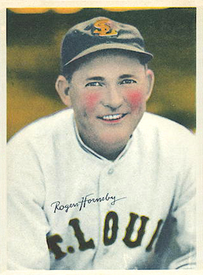 1936 R312 Roger Hornsby #34 Baseball Card