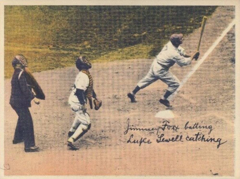 1936 R312 Foxx/Sewell # Baseball Card