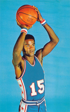 1973 NBA Players Association Postcard Hal Greer #10 Basketball Card