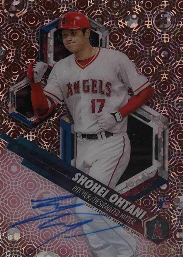 2018 Bowman High Tek Shohei Ohtani #SO Baseball Card