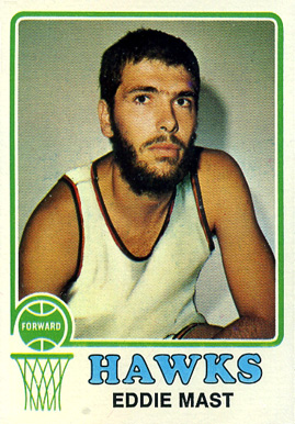1973 Topps Eddie Mast #28 Basketball Card