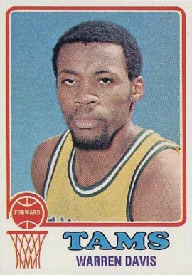 1973 Topps Warren Davis #229 Basketball Card