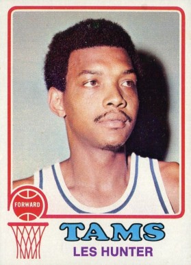 1973 Topps Les Hunter #263 Basketball Card