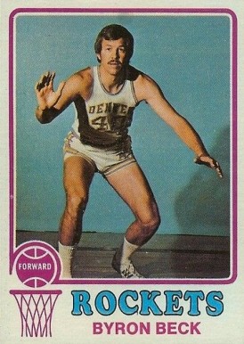 1973 Topps Byron Beck #258 Basketball Card