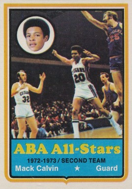 1973 Topps Mack Calvin #230 Basketball Card