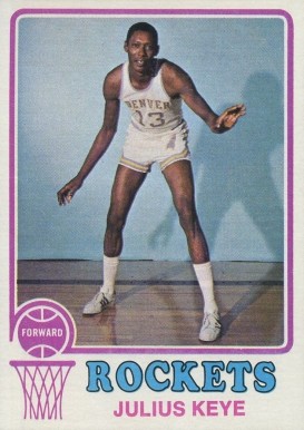 1973 Topps Julius Keye #227 Basketball Card