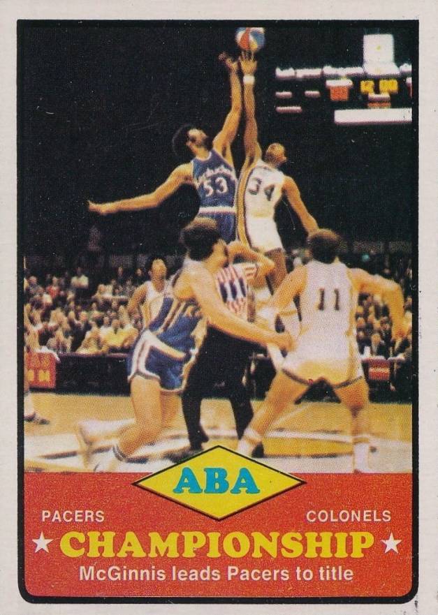 1973 Topps ABA Championship #208 Basketball Card