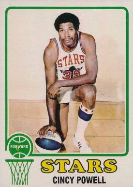 1973 Topps Cincy Powell #186 Basketball Card