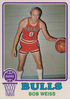 1973 Topps Bob Weiss #132 Basketball Card