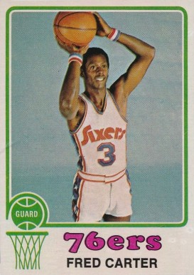 1973 Topps Fred Carter #111 Basketball Card
