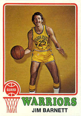 1973 Topps Jim Barnett #108 Basketball Card