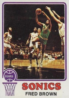 1973 Topps Fred Brown #103 Basketball Card