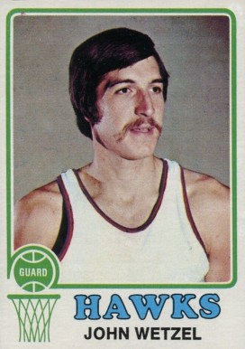 1973 Topps John Wetzel #72 Basketball Card