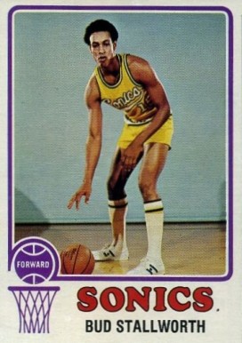 1973 Topps Bud Stallworth #58 Basketball Card
