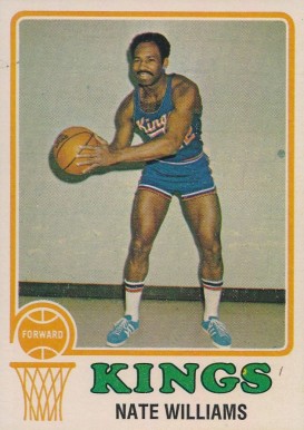 1973 Topps Nate Williams #54 Basketball Card