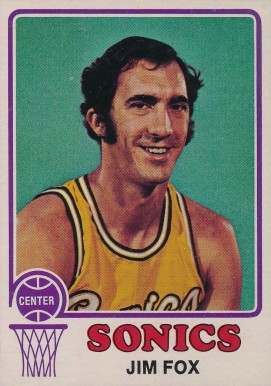 1973 Topps Jim Fox #24 Basketball Card