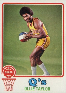 1973 Topps Ollie Taylor #262 Basketball Card