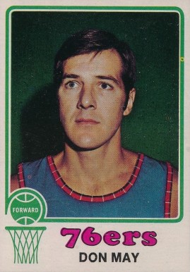 1973 Topps Don May #131 Basketball Card