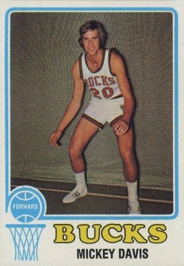 1973 Topps Mickey Davis #107 Basketball Card