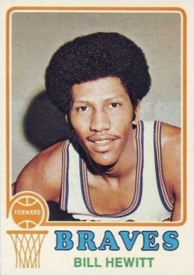1973 Topps Bill Hewitt #97 Basketball Card