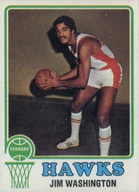 1973 Topps Jim Washington #87 Basketball Card