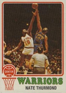 1969-70 Topps #10 Nate Thurmond San Francisco Warriors Rookie Card RC HOF  EX+