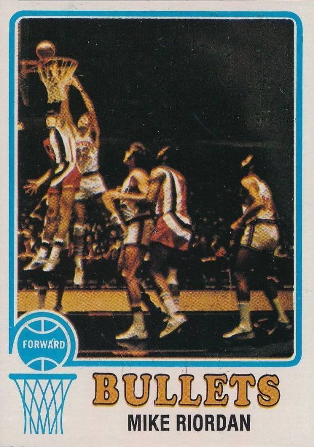 1973 Topps Mike Riordan #35 Basketball Card