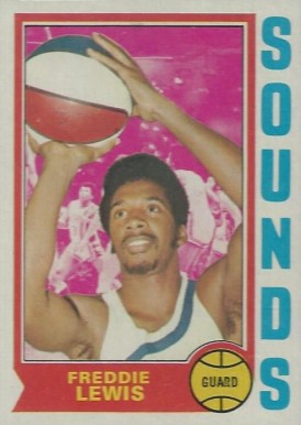 1974 Topps Fred Lewis #263 Basketball Card