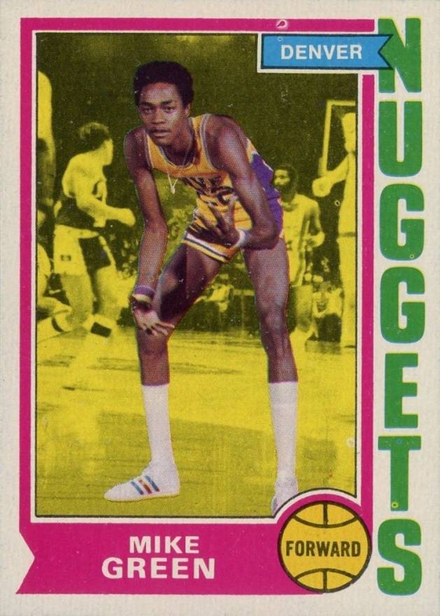 1974 Topps Mike Green #254 Basketball Card