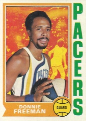 1974 Topps Donnie Freeman #253 Basketball Card