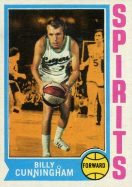 1974 Topps Billy Cunningham #235 Basketball Card
