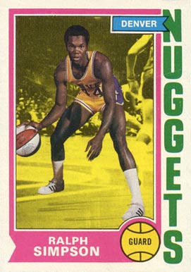 1974 Topps Ralph Simpson #219 Basketball Card