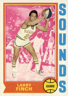 1974 Topps Larry Finch #215 Basketball Card