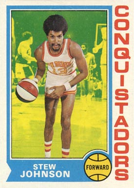 1974 Topps Stew Johnson #214 Basketball Card