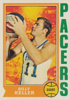 1974 Topps Billy Keller #201 Basketball Card
