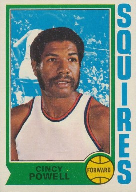 1974 Topps Cincy Powell #198 Basketball Card