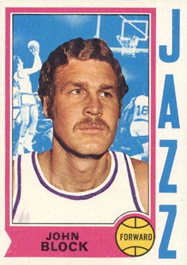 1974 Topps John Block #168 Basketball Card