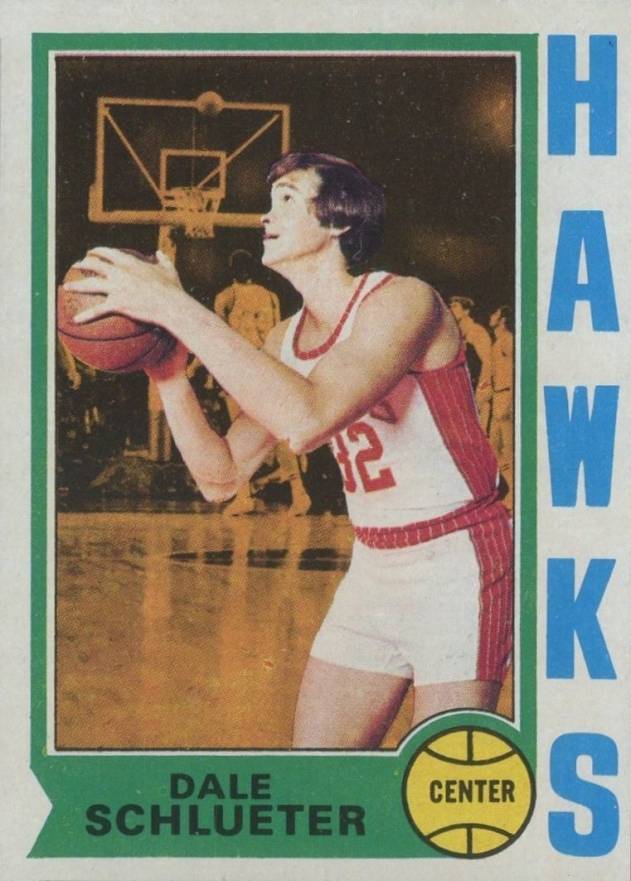 1974 Topps Dale Schlueter #167 Basketball Card