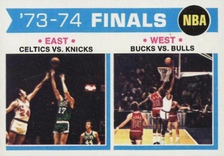 1974 Topps NBA Division Finals #163 Basketball Card