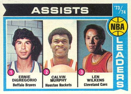 1974 Topps NBA Assist Leaders #149 Basketball Card