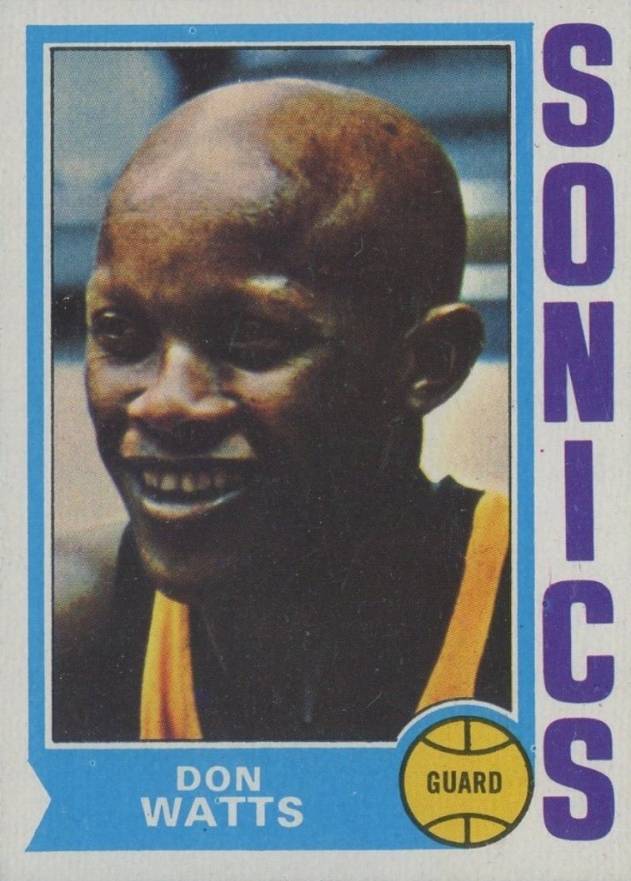 1974 Topps Don Watts #142 Basketball Card
