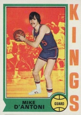 1974 Topps Mike D'Antoni #138 Basketball Card
