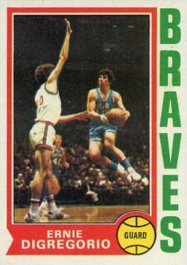 1974 Topps Ernie Digregorio #135 Basketball Card
