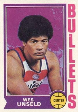 1974 Topps Wes Unseld #121 Basketball Card
